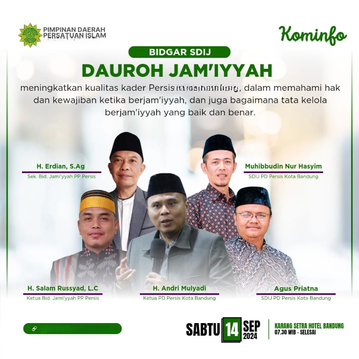 Dauroh Jamiyyah SDIJ PD PERSIS Kabupaten Agam
